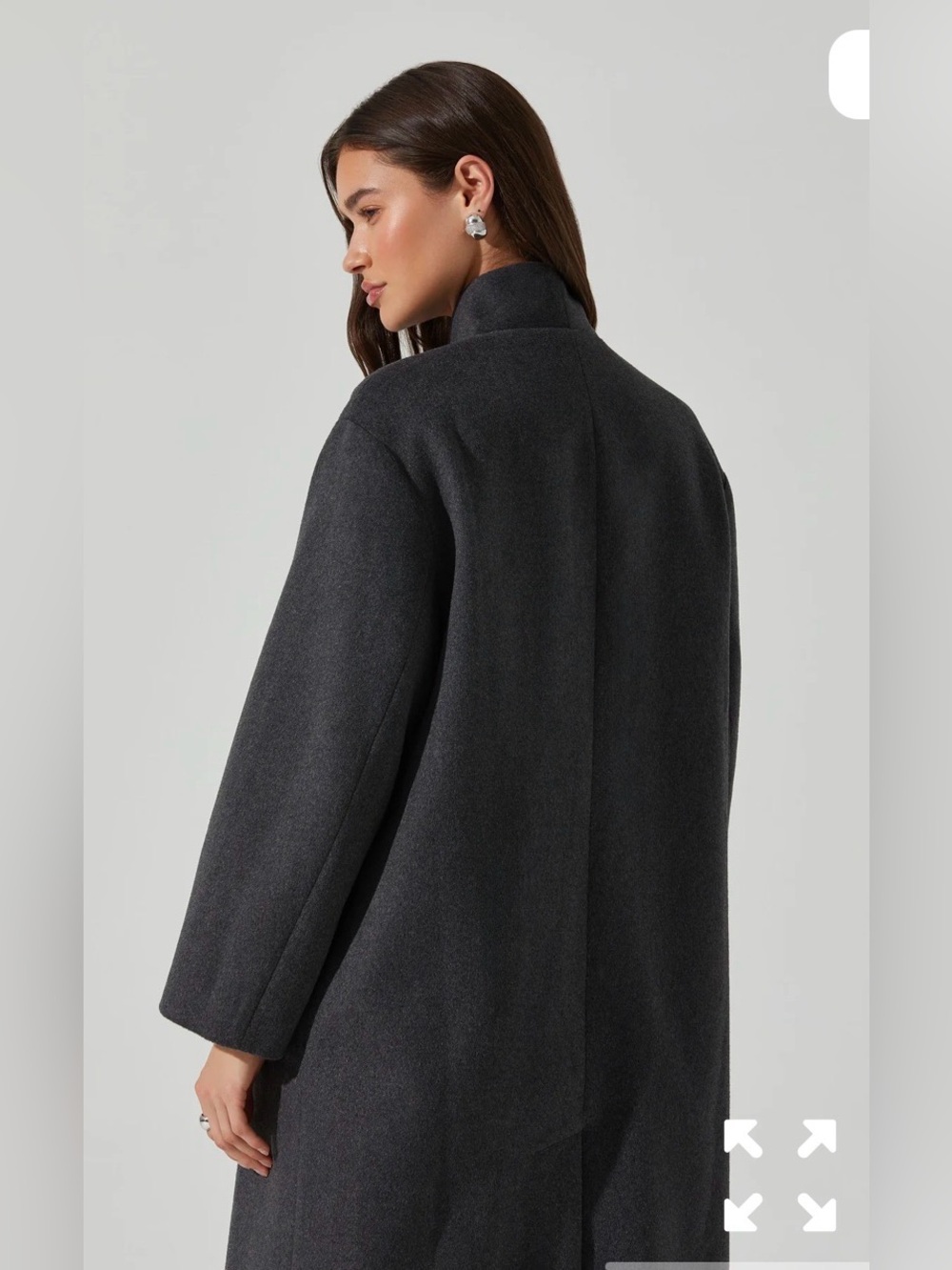 ASTR The Label Londyn Scarf Longline Coat - Picture 5 of 14